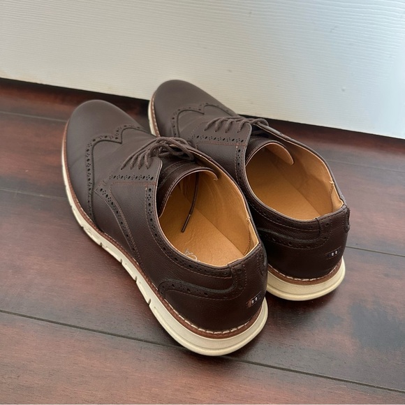 Size 13 Nautica Men's Brown Wingdeck Oxford Shoe Fashion Sneaker - Picture 9 of 12